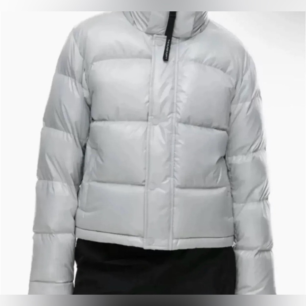 Aritiza Pearl Grey Super Puff Shorty